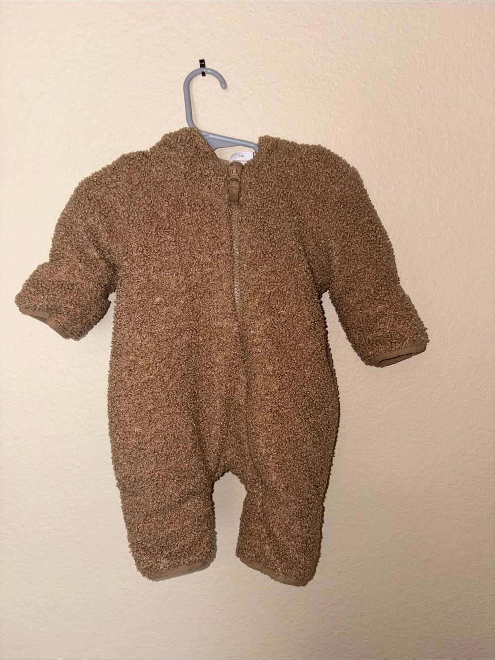 wonder nation Brown Sherpa Baby One-Piece